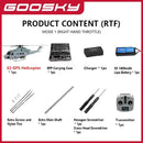 New Goosky E2 Gps 1/35 Rc Helicopter Dual Brushless Motor Tof Flight Control System Bnf/Rtf Remote Control Helicopter Toy Gift image 8