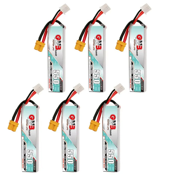 GNB LiPo Battery 2S 7.4V 550mah 90C/180C For RC Quadcopter Helicopter FPV Mini Drone TINY8X Beta75S QX2 120S Parts 7.4V Battery