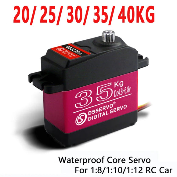 1X Waterproof Servo 20Kg 25Kg 30Kg 35Kg 40Kg High Speed servo Metal Gear Digital Servo RC Baja Servo For 1/8 1/10 Scale RC Cars - Servo at ZoneFPV