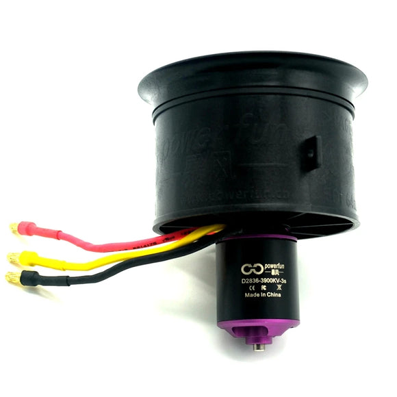 Dobofo Ventola elettrica intubata Storm EDF da 64 mm a 11 pale, accessori per motori a reazione per aeromodelli 3s 3900kv 3s/4s 3500kv