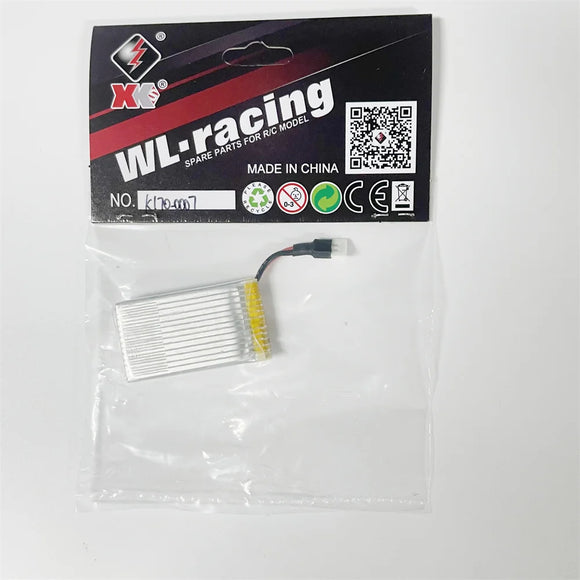 Wltoys XK K170 K160 Battery K270  RC Helicopter Spare Parts Original 3.8v 800mAh Lipo K170-0007  Accessories