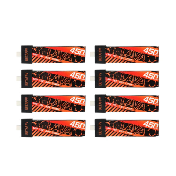 BETAFPV LAVA 1S 450mAh 75C Battery (4PCS) for Air75 Drones
