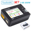 ToolkitRC ToolkitRC M7 200W 10A DC Balance Charger Discharger for 1-6S Lipo Battery With Voltage Servo Checker ESC Tester Receiver LCD IPS - Servo at ZoneFPV