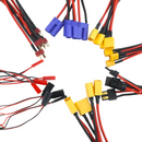 Brand New15cm Multi-Interface Charger Cable XT30/XT60/XT90/EC5/TRX/Dupont /JSTto 4mm Banana Plugs for Lipo Battery Silicone Wire-1