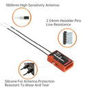 HelloRadio HR8E ELRS 2.4G 9-Channel PWM Power Supply DC 4.5-7.4 V Receiver Dual Antenna Fixed Wing Model RC Boat Universal-5