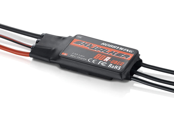 Hobbywing SKYWALKER ESC 2 - 6s 15A/20A/30A/40A/50A/60A/80A Build in bec UBEC Brushless  RC heliCopter airplane Quadcopter