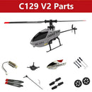 Spare Parts List For RC ERA C129V2 4CH RC Helicopter Canopy Main Frame Gear Motor Blade Receiver Servo C129 V2 Accessories image 1
