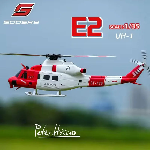 New Goosky E2 Gps 1/35 Rc Helicopter Dual Brushless Motor Tof Flight Control System Bnf/Rtf Remote Control Helicopter Toy Gift image 1