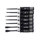 7PCS/Set 0/1/1.5/2/2.5/4/5.5mm DIY Hexagonal Hex Screw Driver Tool Set Screwdriver For RC Camera Drone FPV Quadcopter Helicopter-4