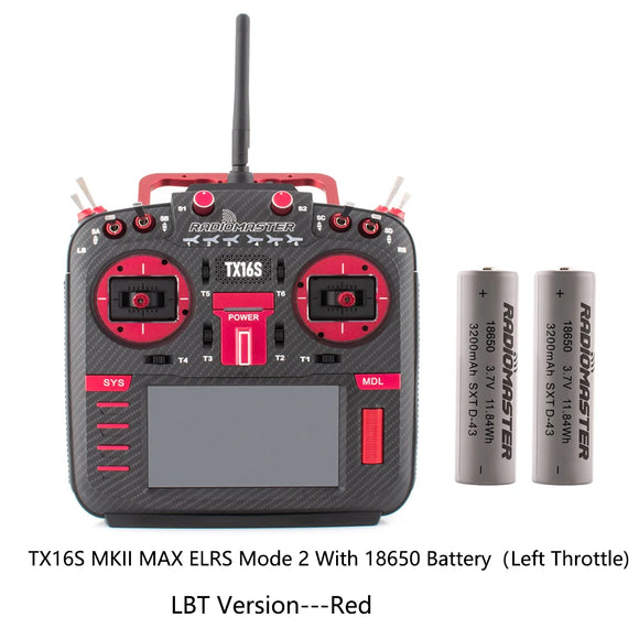 RadioMaster TX16S MKII MAX Radio Control System ExpressLRS Multi-protocol 4in1