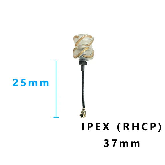 Maple Wireless Antenna Light 1S 5.8G Circular Polarization Lollipop 2dBi RHCP IPEX For Mobula7 1S FPV Tinywhoop Drone