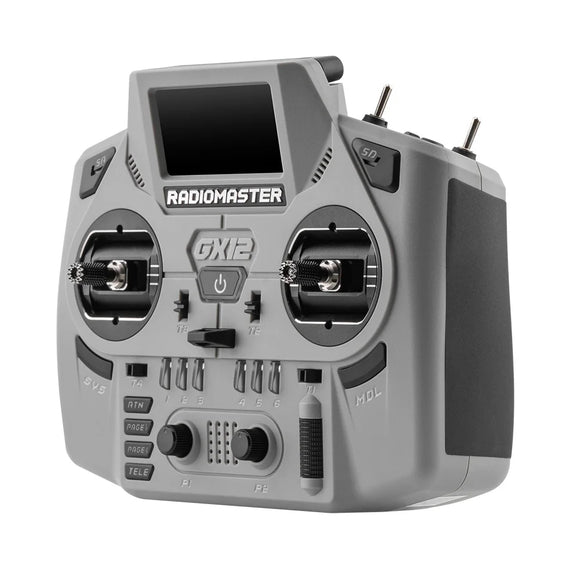 Radiomaster GX12 Crush 1000HZ 3D Digital CNC Hall Gimbal Dual Band Antenna emini XROSSBAND EXpressLRS Radio Controller