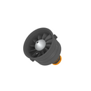 Nouveau moteur brushless QX-MOTOR 64mm EDF CW CCW ventilateur 12 pales Utiliser ESC 60A 80A pour hélicoptère RC Jet Quadricoptère pièces de drone multiaxe-7
