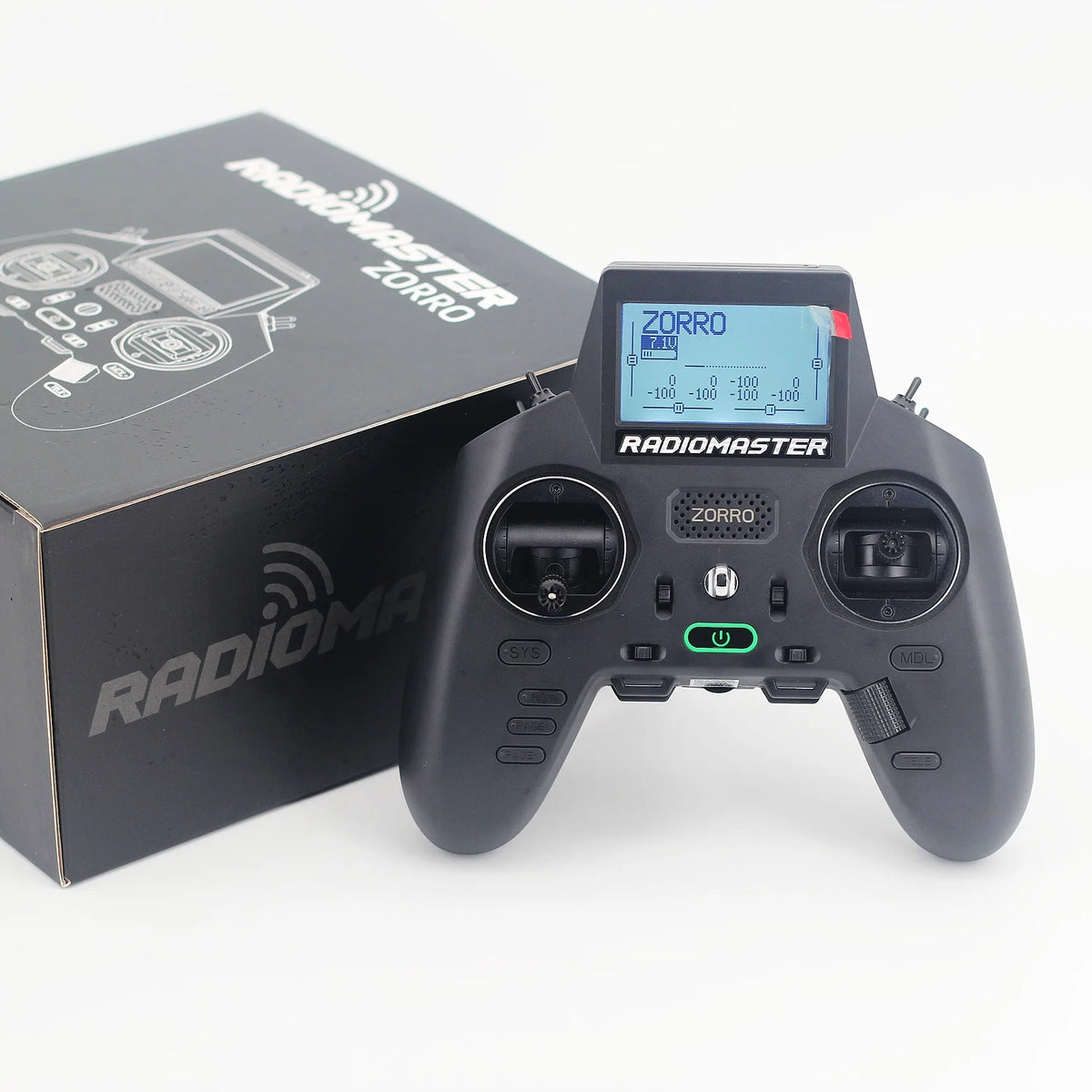 RadioMaster Zorro ELRS 2.4GHz CC2500 JP4IN1 Hall Gimbal Transmitter ...