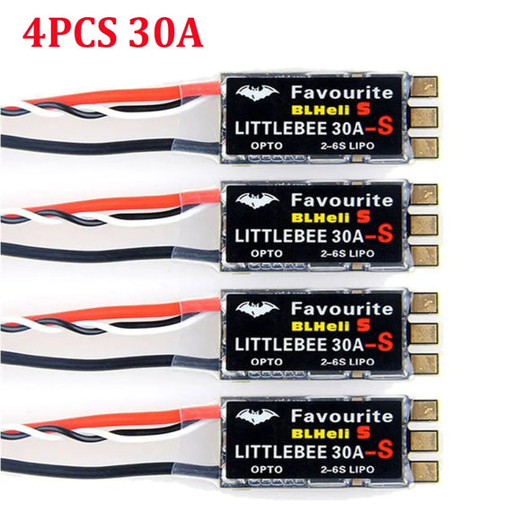 FVT LittleBee Little Bee BLHeli_S ESC DSHOT SPRING 20A ESC BLHeli S Speed Controller 2-4S for FPV Racing Drone