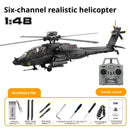 RC ERA C170 AH-64D Apache Military RC Helicopter 1:48 6 Channel No Aileron Single Rotor Altitude Hold Stunt RC Airplane for Adul