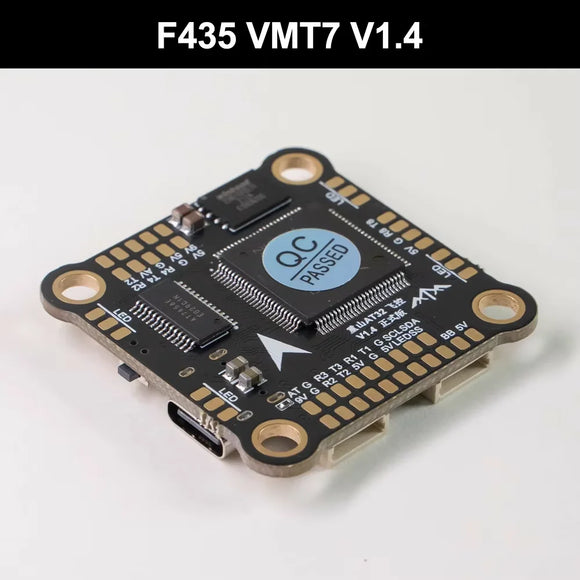 GreatMountain AT32 F435 VMT7 flight control Supports X8 mode with two SH1.08P interfaces Support SBUS input signal
