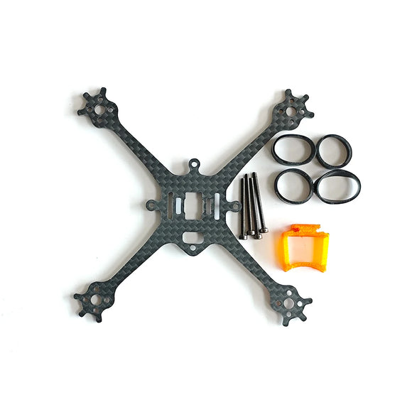 Velociraptor Kit de marco de 2 pulgadas (90 mm) / 3 pulgadas (116 mm) 1S 2S compatible con la unidad O4 Lite Air Digit Sistema aéreo para drones de carreras FPV
