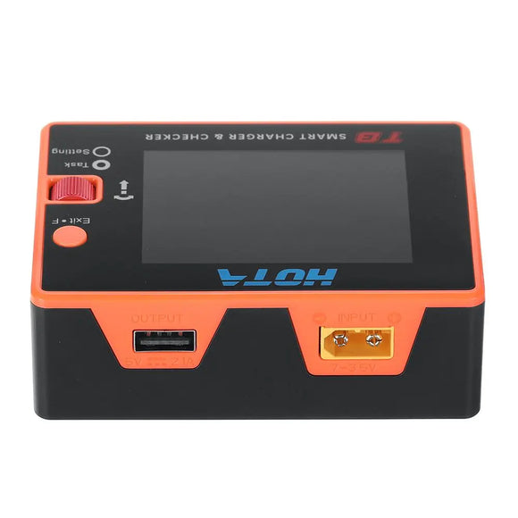 HOTA T8 650W 22A XT60 1-8S Intelligent Charger Checker for a wide range of devices NiZn/Nicd/NiMH Battery RC Drone Spares