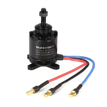 1PC Original SUNNYSKY X2216 KV880/KV1100/KV1250/KV1400/2400KV Brushless Motor (Flat Shaft ) for RC F3A 182 fixed-wing aircraft - 0