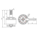 EMAX ECO1407 2800KV 3300KV 4100KV FPV Brushless Motor For Traversing Machine / FPV Multi Axis Frame / RC Racing Drone Parts-6