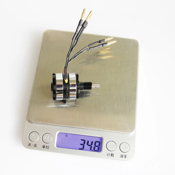 Motor brushless contrarrotatorio DZP30, motores duales, hélices dobles para vuelo F3P, 30 g, 560 g de fuerza de tracción.
