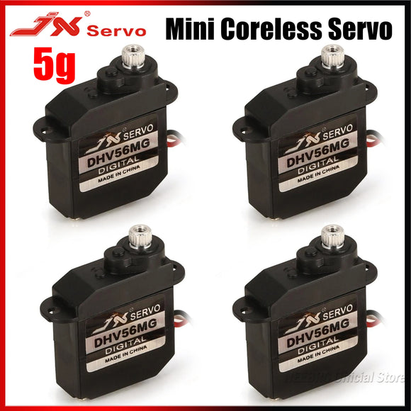 JX 1/2/4PCS JX 5g Coreless Mini Servo PDI-DHV56MG Steering Torque Digital 4.8~7.4 V Metal Gear for RC Model Fixed Wing Plane Part - Servo at ZoneFPV