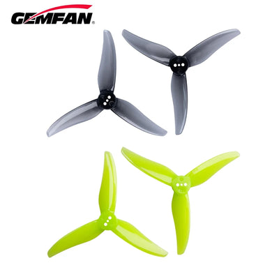 Gemfan 4pair Gemfan Hurricane 3520 3.5X2X3 3.5inch 3-Blade CW CCW PC Propeller for RC FPV Remote Control Racing Drones Parts DIY - Propellers at ZoneFPV