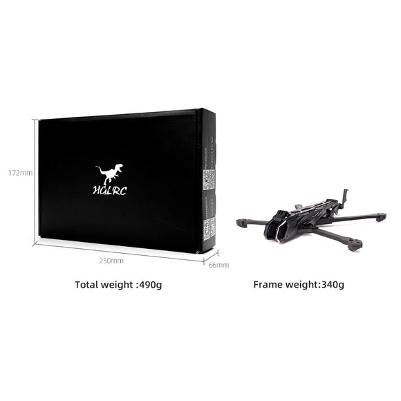 Telaio Nblade Pro da 7 pollici per FPV, doppio utilizzo per freestyle e cinematografia, punti di espansione, elevato carico utile e lungo tempo di volo, componenti RC.