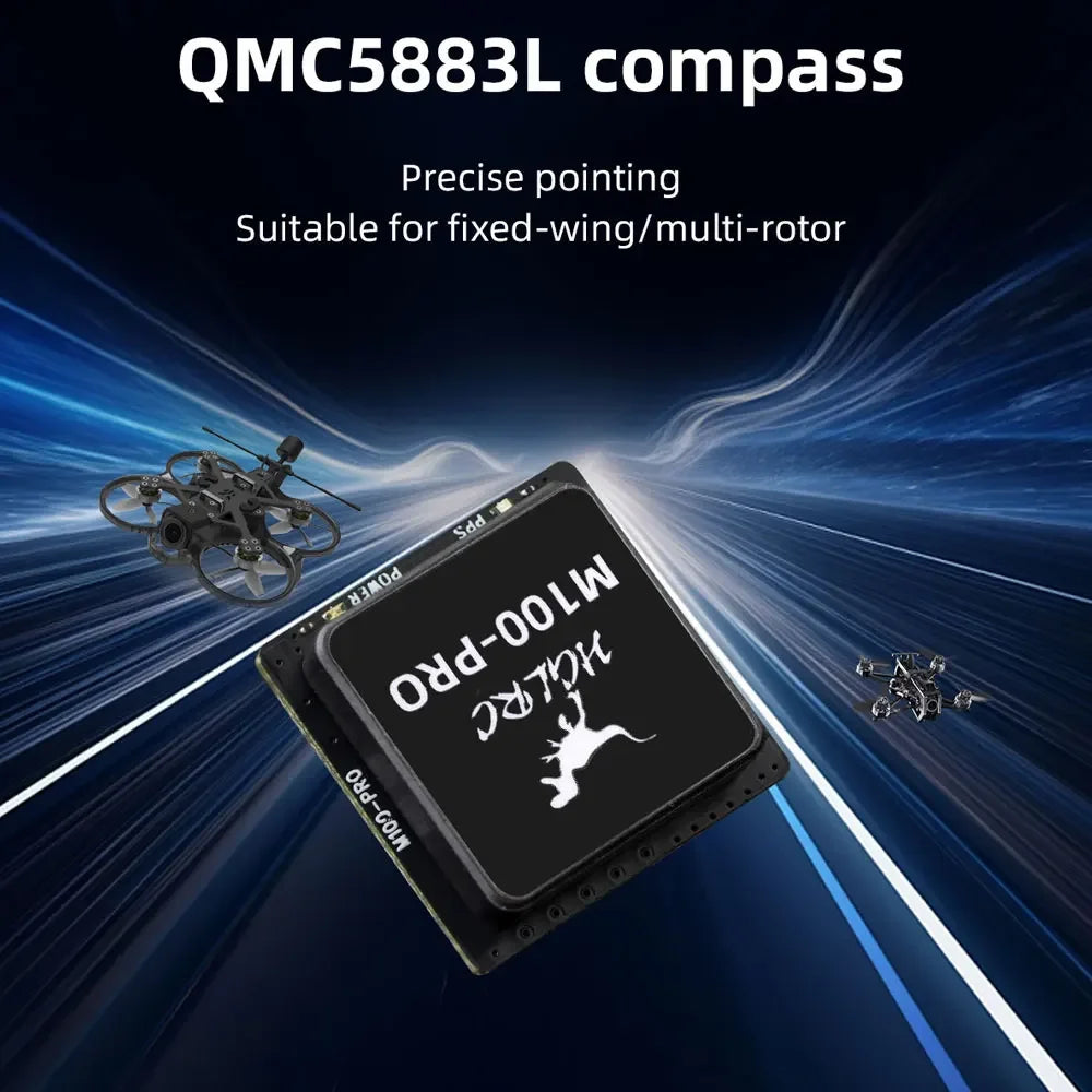 HGLRC M100 PRO GPS B101 QMC5883L Compass FPV Drone Module | ZoneFPV