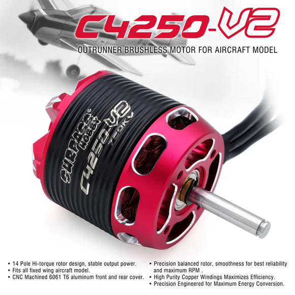 SURPASS SURPASS HOBBY Brushless Motor 3-6S C4240 C4250 C4260 For RC Aircraft Plane Multicopter Brushless Outrunner Motor - Motors at ZoneFPV