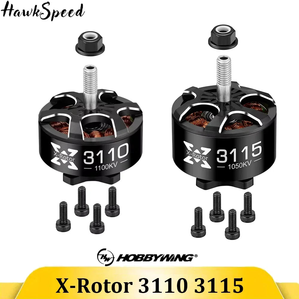Hobbywing XRotor 3110 3115 900KV 1150KV 1050KV Brushless Motor 4-6S FPV ...