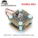 DIATONE MAMBA MK4 F722 MINI OSD Flight Controller W/ BLHeli_32 F40_128K ESC Dshot300/600/1200 3-6S for FPV Racing Drone-1