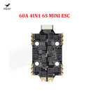 HGLRC H743 8S MINI V1 60A 4IN1 6S 8bit FPV ESC MINI Flight Controller Dual-BEC Modular With Gyro 20x20mm DIY FPV Drone For Adult-7