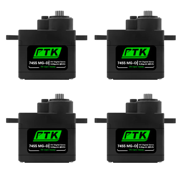 PTK PTK 7455MG-D servo 12g Digital Servo Metal Gear for EPP F3P Glider RC Model Car Helicopter Airplane Hitec HS-65 same level - Servo at ZoneFPV