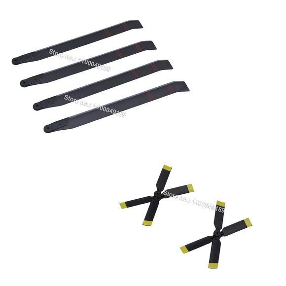 RC ERA C170 AH-64 Apache RC Helicopter Spare Parts Painted Pilots Fuselage Main Blade Grip Tail Rotor Landing Skid image 4