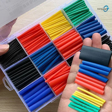 800pcs With Box Heat Shrink Tube Kit Thermoresistant Tubing Electrical Connection Cable Insulation Sleeved Protecter