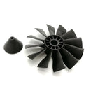 Ventilador entubado AM-70mm de 12 aspas con unidad EDF y motor sin escobillas 4S 3400KV para avión RC-2