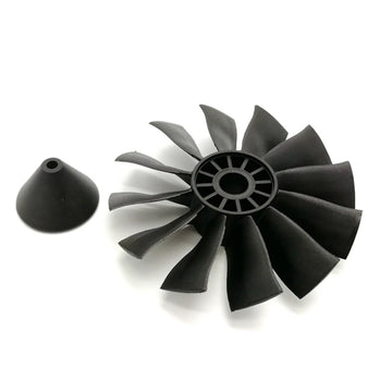 AM-70mm 12-Blatt Impeller EDF-Einheit mit 4S 3400KV Brushless Motor für RC Flugzeug - 0