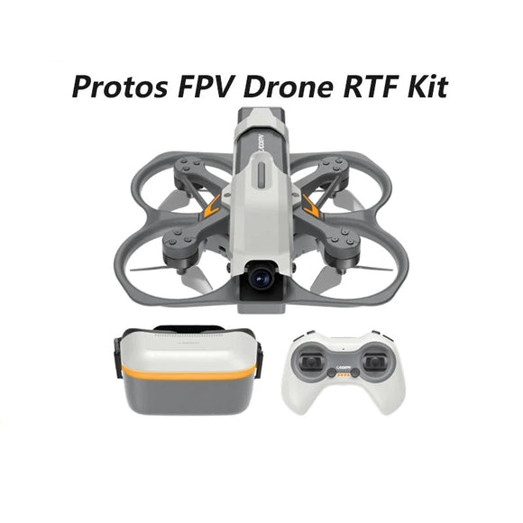 CADDXFPV NEW Protos Drone FPV Kit ELRS 2.4G Alink 5.8G 4.5" 1080P FPV Goggles HD Ascent Lite VTX Ultra Low Latency Transmission