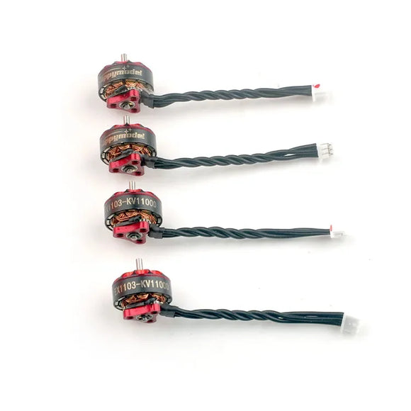 4PCS HappyModel EX1103 KV11000 1-2S Brushless Motor Replacement for Bassline 2S Micro 90mm FPV Drone DIY Parts