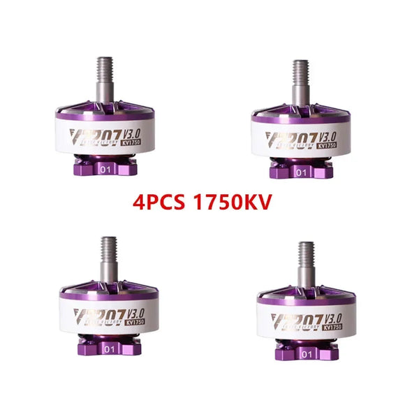 Newest T-MOTOR TMOTOR Velox V3.0 2207 Brushless Motor 6S 1750/1950/2050KV 4S 2550KV For FPV Racing Drone