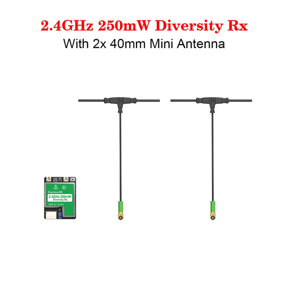 IFlight ExpressLRS ELRS 2.4G/ 868MHz /900MHz True Dual-Antenna Diversity Receiver for RC FPV Drone