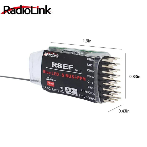 Radiolink New R12DSM R12DS R9DS R8FM R8EF R8FM  R6DSM R6DS R6FG  R6F Rc Receiver 2.4G Signal for RC Transmitter