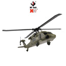 WLtoys K170 RC Helicopter with Gyro UH-60L 4CH Remote Control Brushless Helicopters with LED Light Airplane Toys for Kids