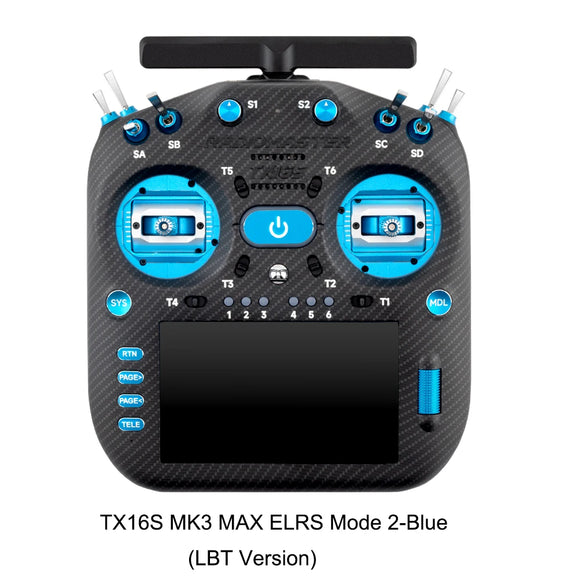 RadioMaster TX16S MK3 MAX 2.4GHz 900MHz AG02 CNC Hall Gimbal 5 inch IPS Touchscreen EdgeTX ExpressLRS Radio Controller