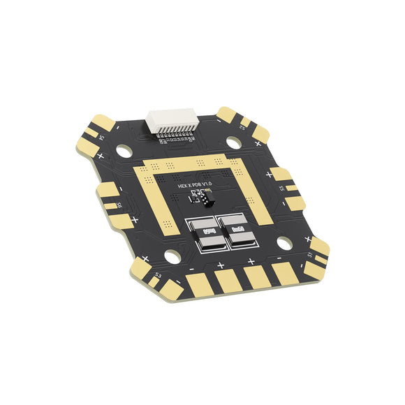 Platine de distribution d'alimentation GEPRC PDB Hexacopter pour drone FPV, prise en charge des tensions d'entrée LiPo 3-6S et des protocoles DShot 150/300/600