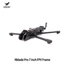 Telaio Nblade Pro da 7 pollici per FPV, doppio utilizzo per freestyle e cinematografia, punti di espansione, elevato carico utile e lungo tempo di volo, componenti RC.-7