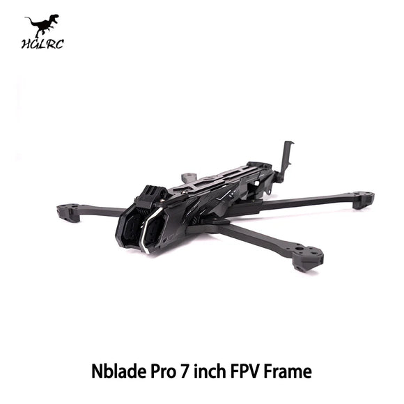 Telaio Nblade Pro da 7 pollici per FPV, doppio utilizzo per freestyle e cinematografia, punti di espansione, elevato carico utile e lungo tempo di volo, componenti RC.