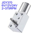 JGY370 JGY370 DC Gear Motor 6V 12V 24V Super Self-locking Micro Brush Motor Worm Gear Reducer - Motors at ZoneFPV